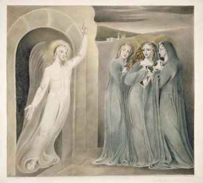 Die drei Marien am Grab, ca. 1800 von William Blake